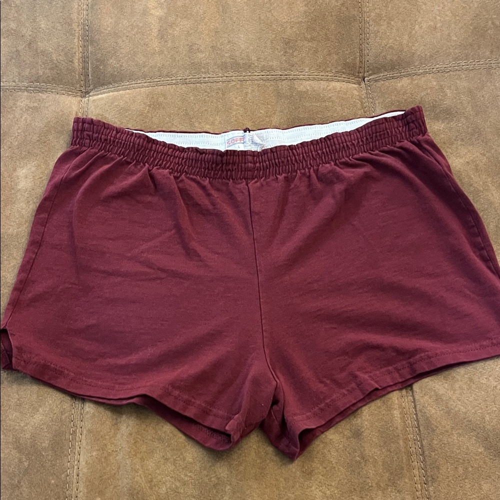 Soffe Women's Burgundy Athletic Shorts